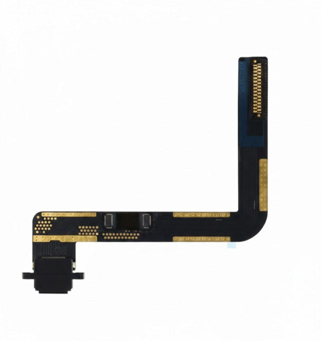 For Apple iPad 9th Gen 10.2" Replacement Charging Port Flex Cable (Black)