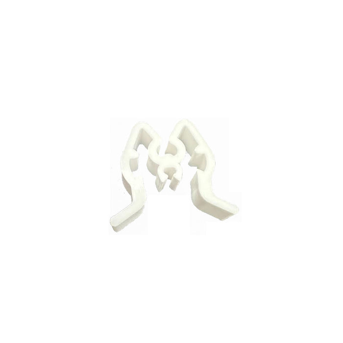 1x White Product Stock Limiters / End Clips for Eurohook / Euro Hook Product Display