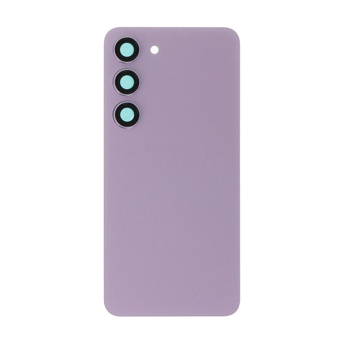 For Samsung Galaxy S23 S911B Replacement Battery Cover With Lens (Lavender)