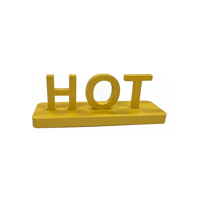 1x "Hot" Yellow Shopfloor Sales Stand