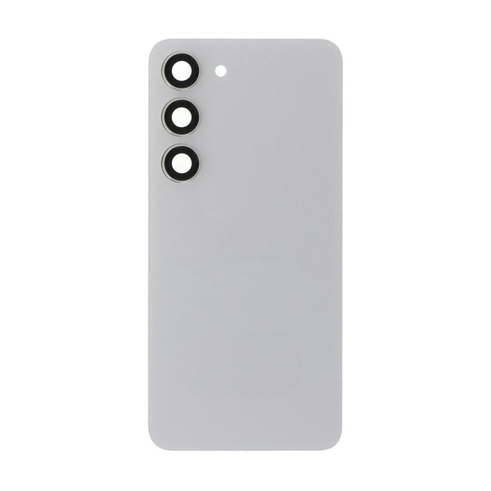 For Samsung Galaxy S23 S911B Replacement Battery Cover With Lens (Cream)