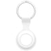 Apple AirTag Soft Silicone Protective Case with Key Ring (White)-Repair Outlet