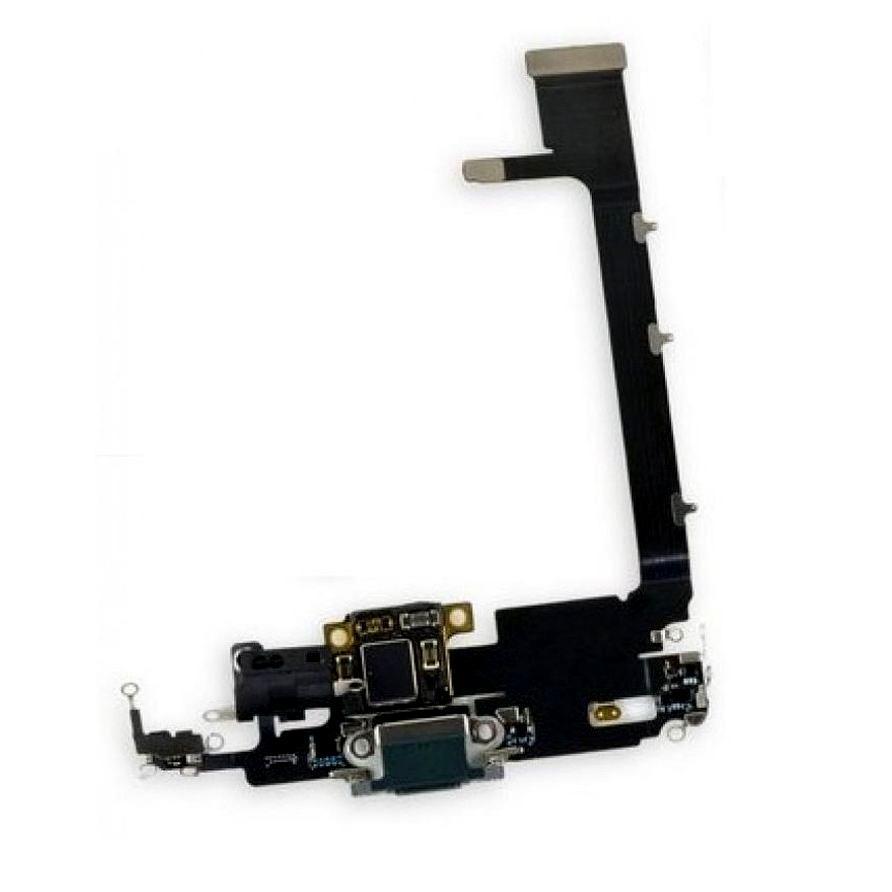 For Apple iPhone 11 Pro Max Replacement Charging Port Flex With Main Microphone and sub board (Black)-Repair Outlet