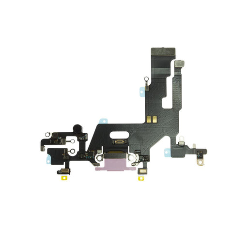 For Apple iPhone 11 Replacement Charging Port Flex With Main Microphone (Purple)-Repair Outlet