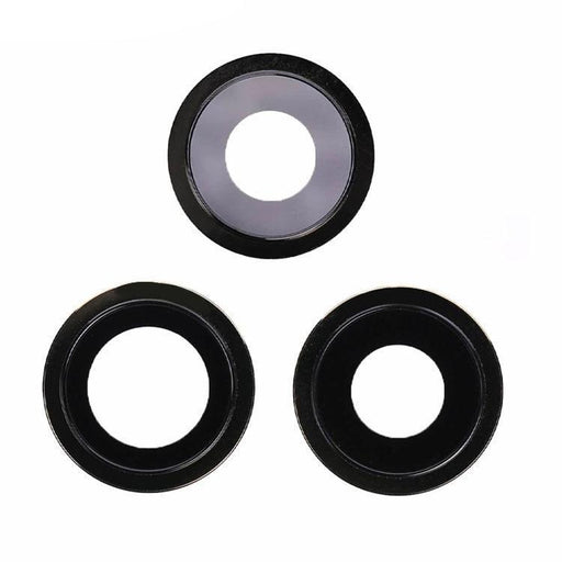 For Apple iPhone 12 Pro Replacement Camera Lens With Bezel (Black)-Repair Outlet