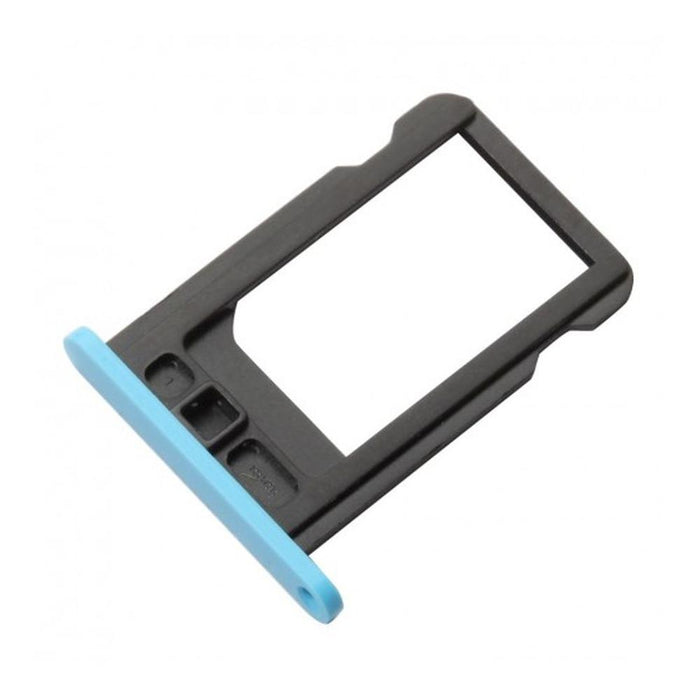 For Apple iPhone 5C Replacement Sim Card Tray - Blue-Repair Outlet