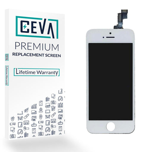 For Apple iPhone 5S / SE Replacement In-Cell LCD Screen (White) - CEVA Premium-Repair Outlet