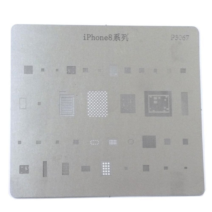 For Apple iPhone 8 IC Chip BGA Direct Heating Reballing Stencil Template-Repair Outlet