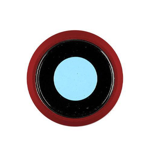 For Apple iPhone 8 Replacement Rear Camera Lens With Bezel (Red)-Repair Outlet