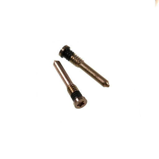 For Apple iPhone X / XR / XS / XS Max Replacement Bottom Pentalobe Screws - Gold (x2)-Repair Outlet