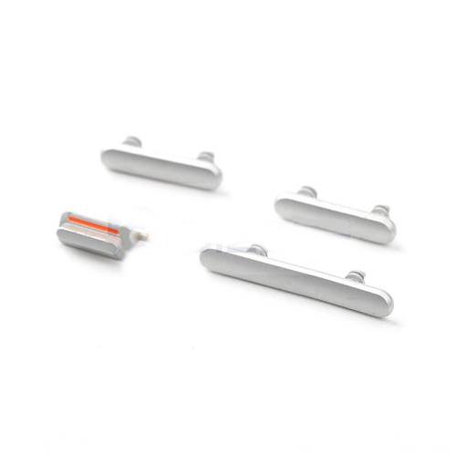 For Apple iPhone XR Replacement Button Set (White)-Repair Outlet