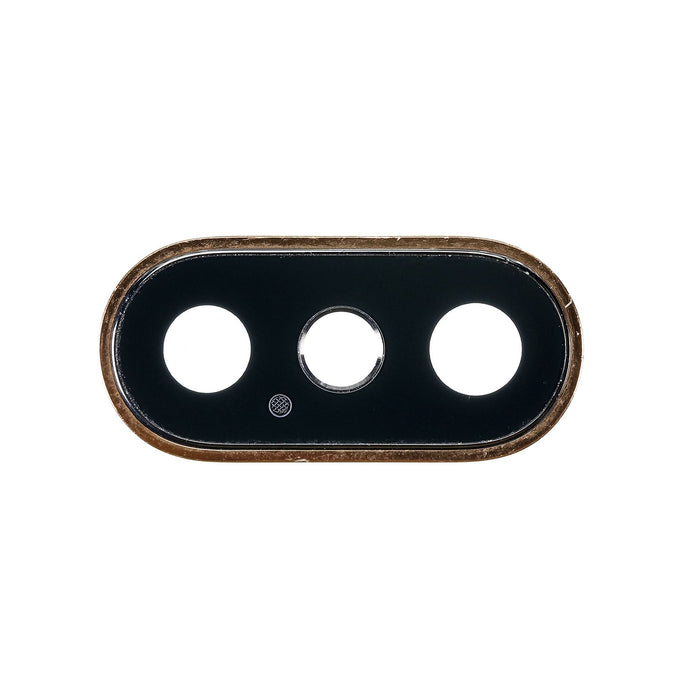 For Apple iPhone XS / XS Max Replacement Camera Lens With Bezel (Gold)-Repair Outlet