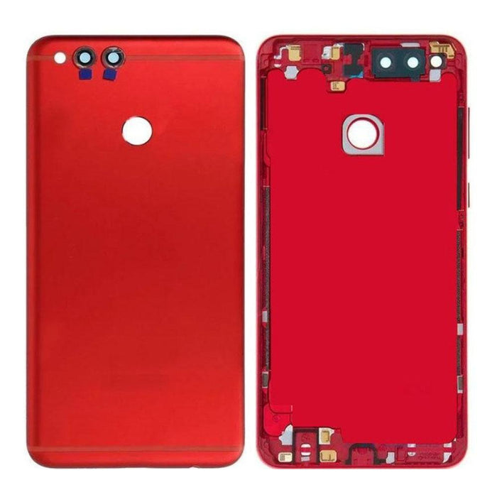 For Huawei Honor 7X Replacement Battery Cover / Rear Housing With Components (Red)-Repair Outlet