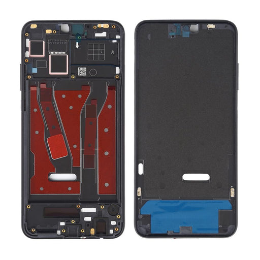 For Huawei Honor 8X Replacement Mid Frame Chassis With Buttons (Black)-Repair Outlet