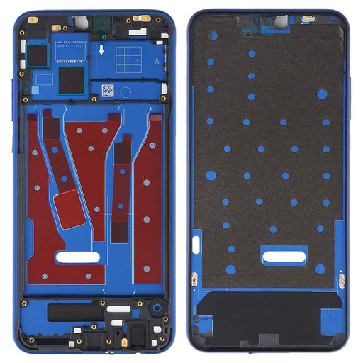For Huawei Honor 8X Replacement Mid Frame Chassis With Buttons (Blue)-Repair Outlet