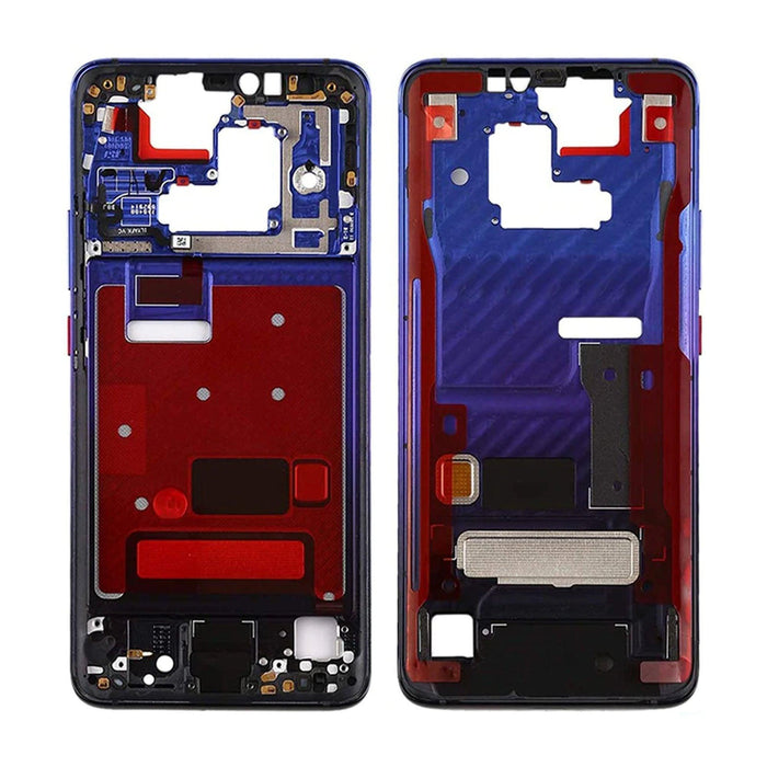 For Huawei Mate 20 Pro Replacement Mid Frame Chassis With Buttons (Black)-Repair Outlet