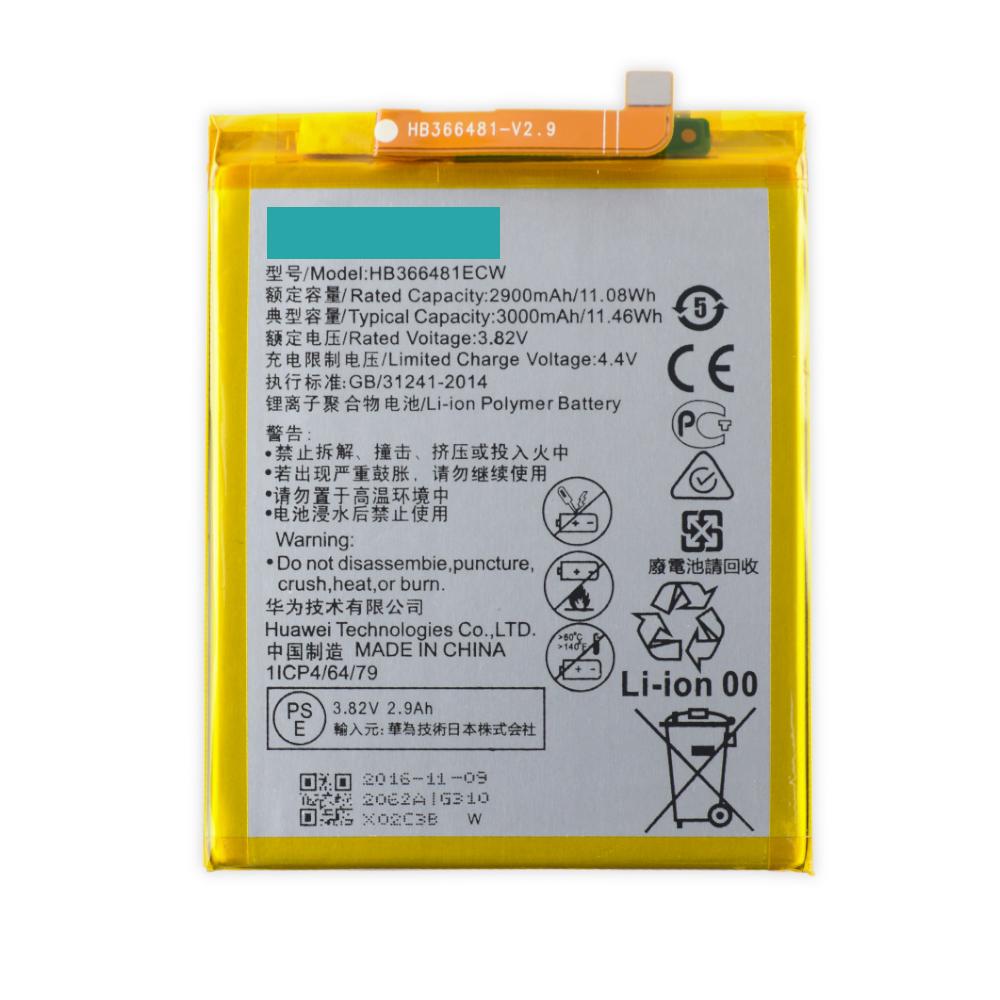 Batteria HB366481ECW Per Huawei P20 Lite, Nova 3e, P9 Lite, Honor 8 E P Smart 2018 – 3000mAh Con Kit Attrezzi Incluso