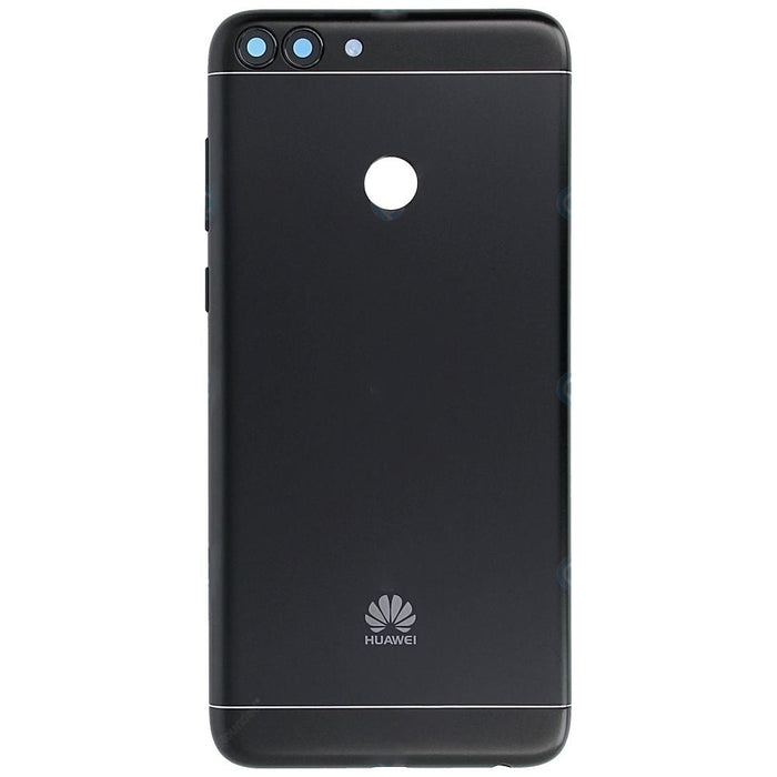 For Huawei P Smart Replacement Rear Battery Cover Inc Lens with Adhesive (Black)-Repair Outlet