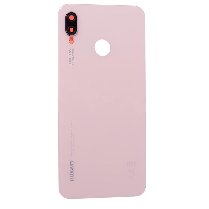 For Huawei P20 Lite Replacement Rear Battery Cover Inc Lens with Adhesive (Sakura Pink)-Repair Outlet