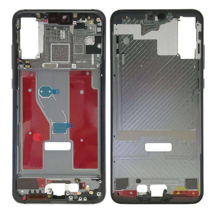 For Huawei P20 Pro Replacement Mid Frame Chassis With Buttons (Black)-Repair Outlet