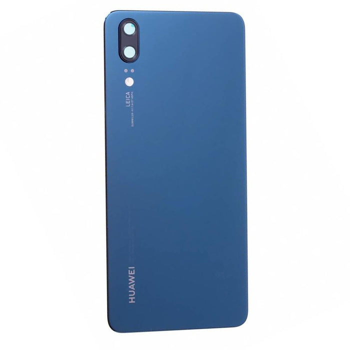 For Huawei P20 Replacement Rear Battery Cover Inc Lens with Adhesive (Blue)-Repair Outlet
