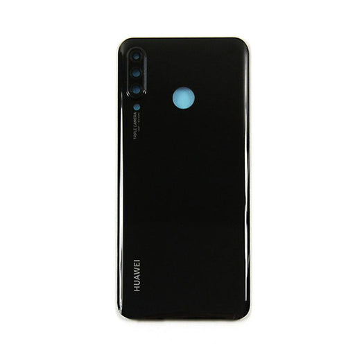 For Huawei P30 Lite Replacement Rear Battery Cover Inc Lens with Adhesive 24MP (Black)-Repair Outlet