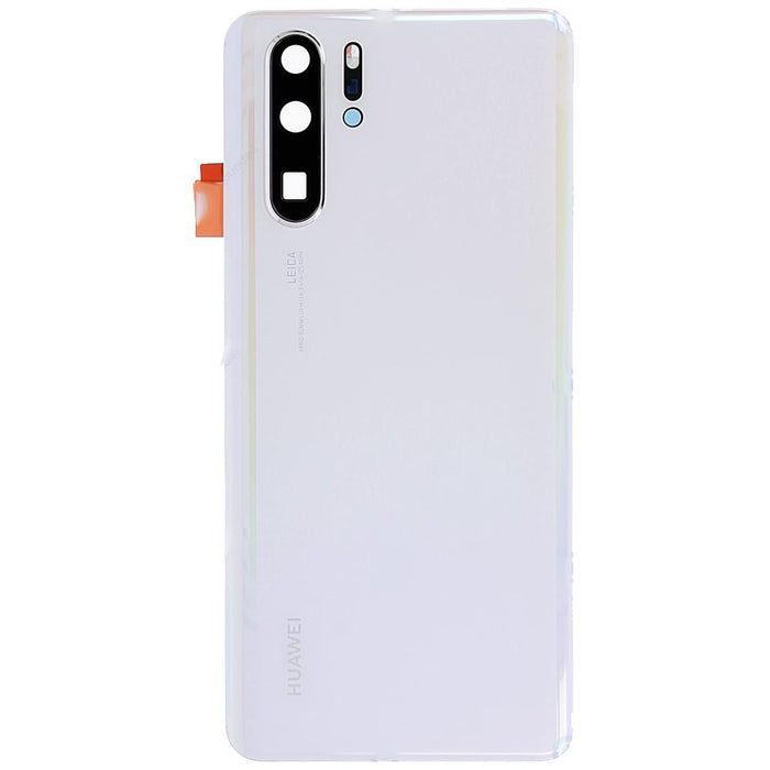 For Huawei P30 Pro Replacement Rear Battery Cover Inc Lens with Adhesive (Pearl White)-Repair Outlet
