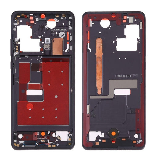 For Huawei P30 Replacement Mid Frame Chassis With Buttons (Black)-Repair Outlet