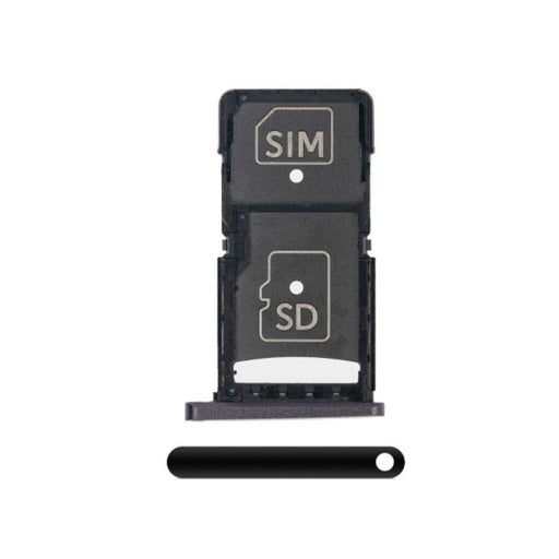 For Motorola Moto Droid Turbo 2 (XT1585) Replacement Sim Card Tray (Black)-Repair Outlet