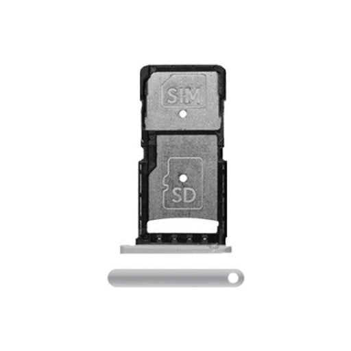For Motorola Moto Droid Turbo 2 (XT1585) Replacement Sim Card Tray (White)-Repair Outlet