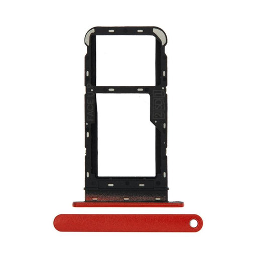 For Motorola Moto E7 Power Replacement Sim Card Tray (Coral Red)-Repair Outlet