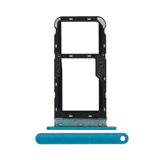 For Motorola Moto E7 Power Replacement Sim Card Tray (Tahiti Blue)-Repair Outlet