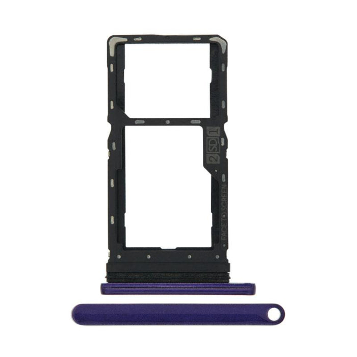 For Motorola Moto G8 Play Replacement Sim Card Tray (Purple)-Repair Outlet