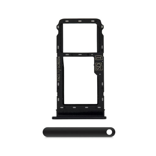 For Motorola Moto G8 Plus Replacement Sim Card Tray (Black)-Repair Outlet