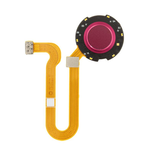 For Motorola Moto One Hyper (XT2027) Replacement Fingerprint Reader With Flex Cable (Fresh Orchid)-Repair Outlet
