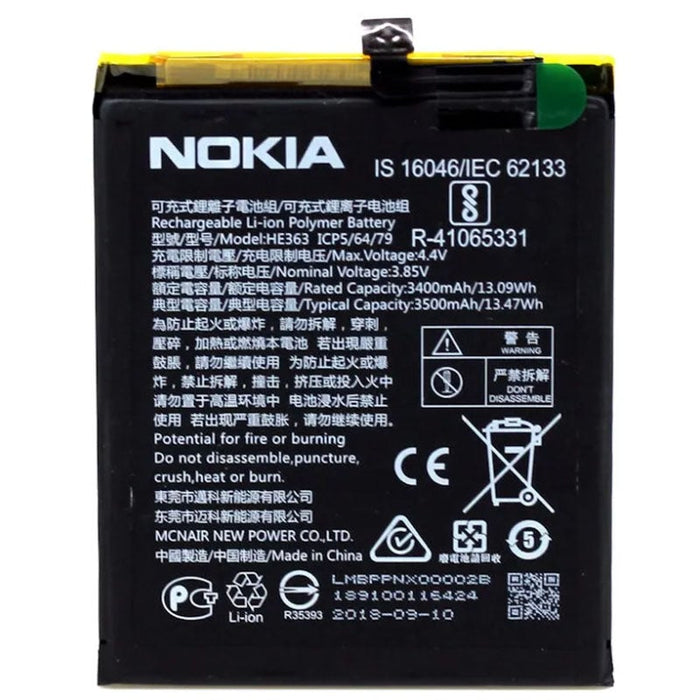 For Nokia 3.1 Plus Replacement Battery 3500 mAh-Repair Outlet