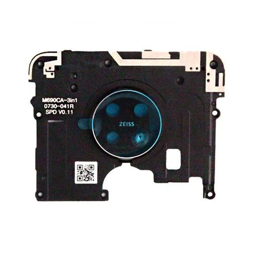For Nokia 7.2 Replacement Camera Lens Frame With Bracket (Black)-Repair Outlet