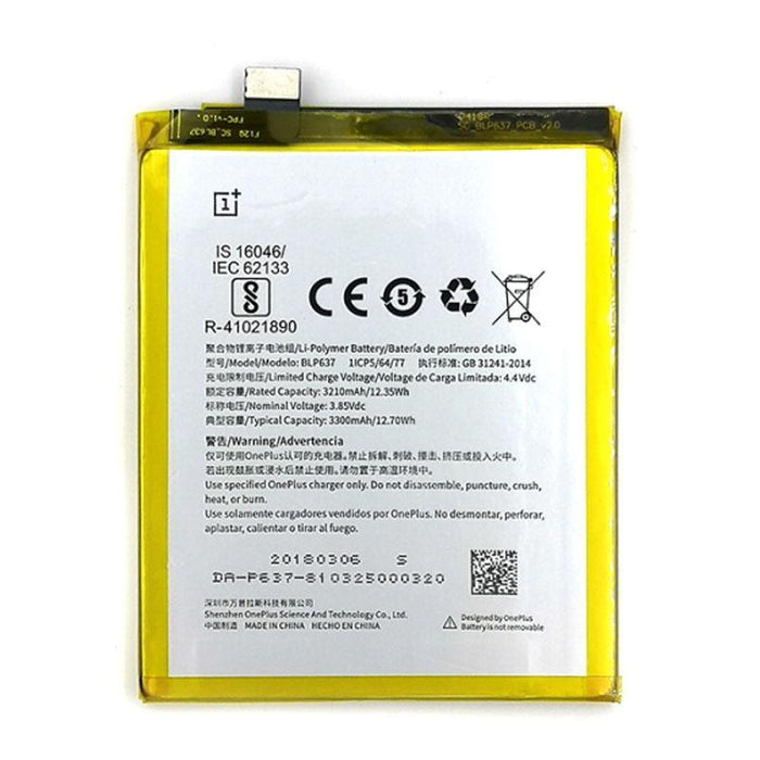 For OnePlus 5/ 5T Replacement Battery 3300mAh - BLP571-Repair Outlet