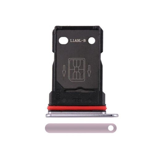 For OnePlus 7T Replacement Sim Card Tray (Frosted Silver)-Repair Outlet