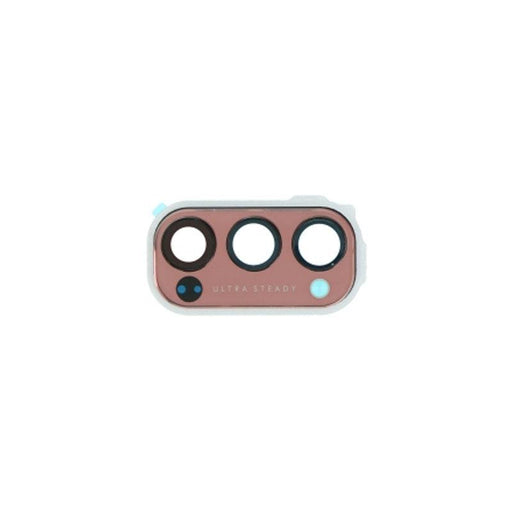 For Oppo Reno4 Pro 5G Replacement Rear Camera Lens With Cover Bezel Ring (Pink)-Repair Outlet