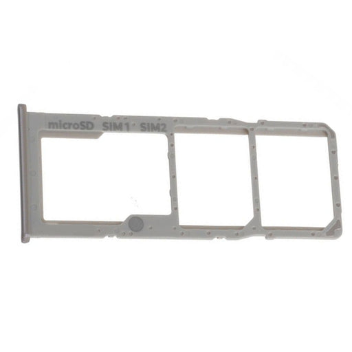 For Samsung A51 / A71 Replacement SIM / SD Card Tray (White/ Silver)-Repair Outlet