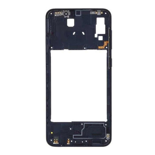 For Samsung Galaxy A20 / A205 Replacement Rear Chassis Frame With Buttons Black-Repair Outlet