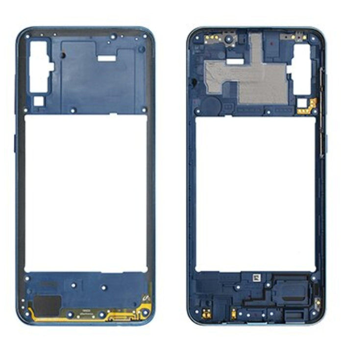 For Samsung Galaxy A20 / A205 Replacement Rear Chassis Frame With Buttons Blue-Repair Outlet