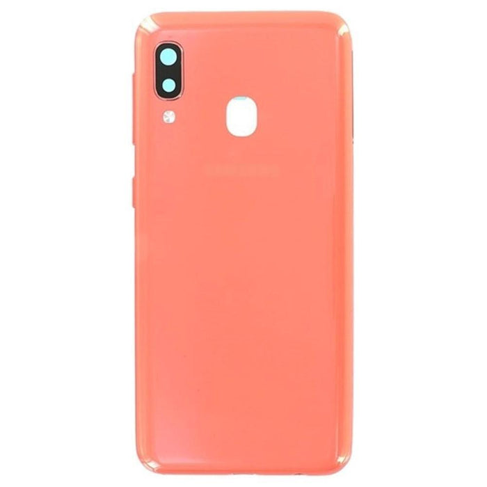 For Samsung Galaxy A20e A202 Replacement Rear Battery Cover with Adhesive (Orange)-Repair Outlet