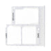 For Samsung Galaxy A20e A202 Replacement Sim Card Tray (White)-Repair Outlet