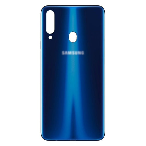 For Samsung Galaxy A20s A207 Replacement Rear Battery Cover with Adhesive (Blue)-Repair Outlet