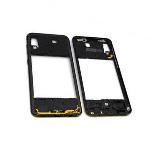 For Samsung Galaxy A30 / A305 Replacement Rear Chassis / Plate With Buttons (Black)-Repair Outlet