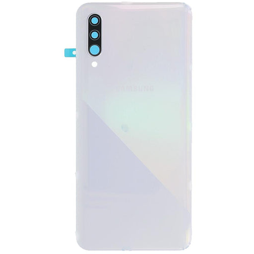For Samsung Galaxy A30s A307 Replacement Rear Battery Cover with Adhesive (Prism Crush White)-Repair Outlet