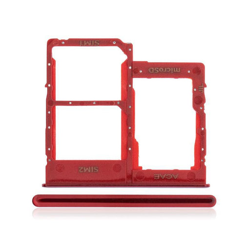 For Samsung Galaxy A40 A405 Replacement Dual Sim Card Tray (Red)-Repair Outlet