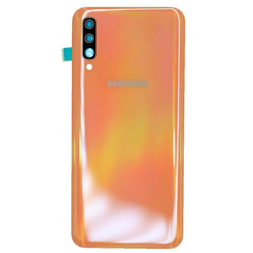 For Samsung Galaxy A50 A505 Replacement Rear Battery Cover with Adhesive (Coral)-Repair Outlet